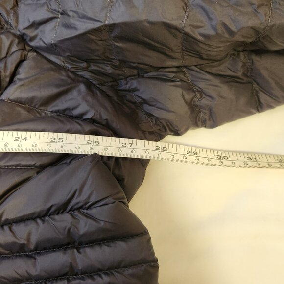 Lands End Plus Petite Ultralight Packable Down Coat With Hood Black 2X Petite - Picture 14 of 16